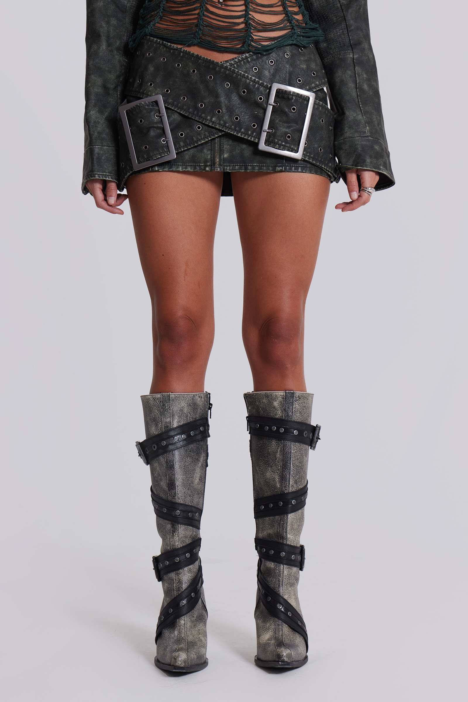 Jaded London Assassin Micro Mini Skirt
