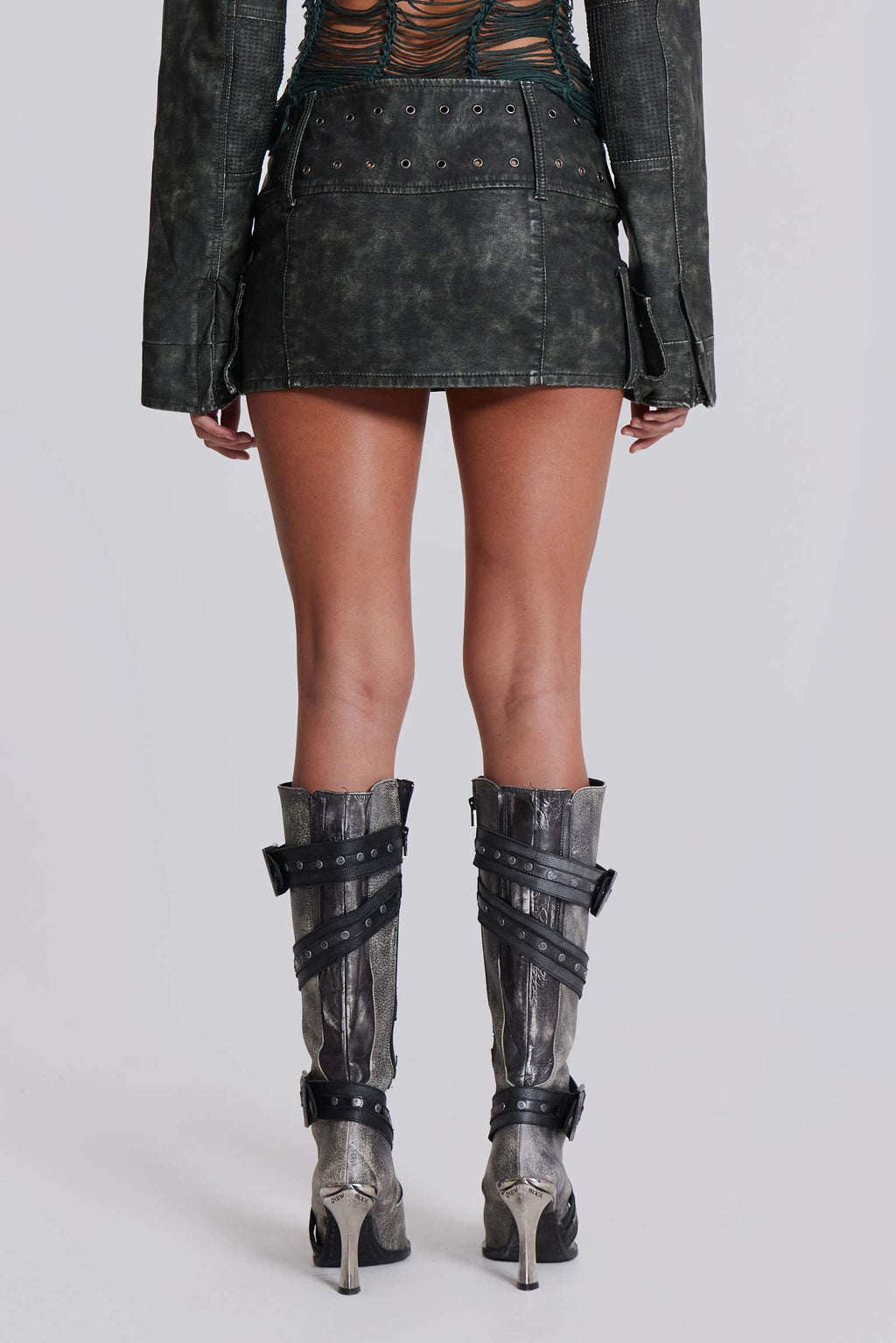 Jaded London Assassin Micro Mini Skirt