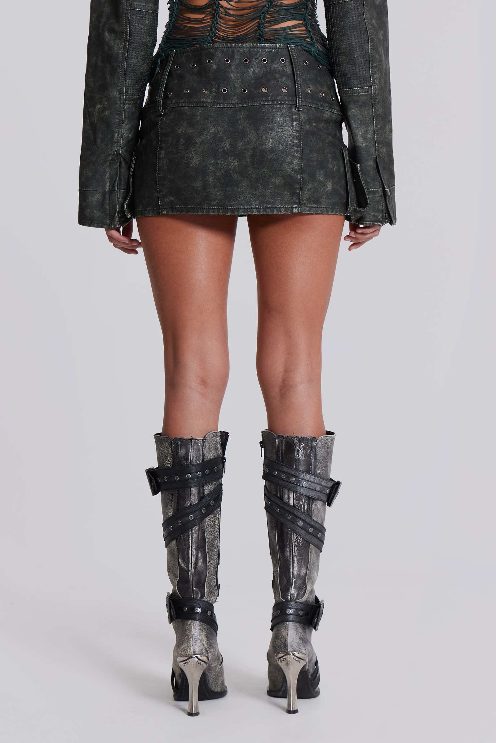 Jaded London Assassin Micro Mini Skirt