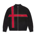 CORTEIZ LUX KNIT ZIP UP 'BLACK'