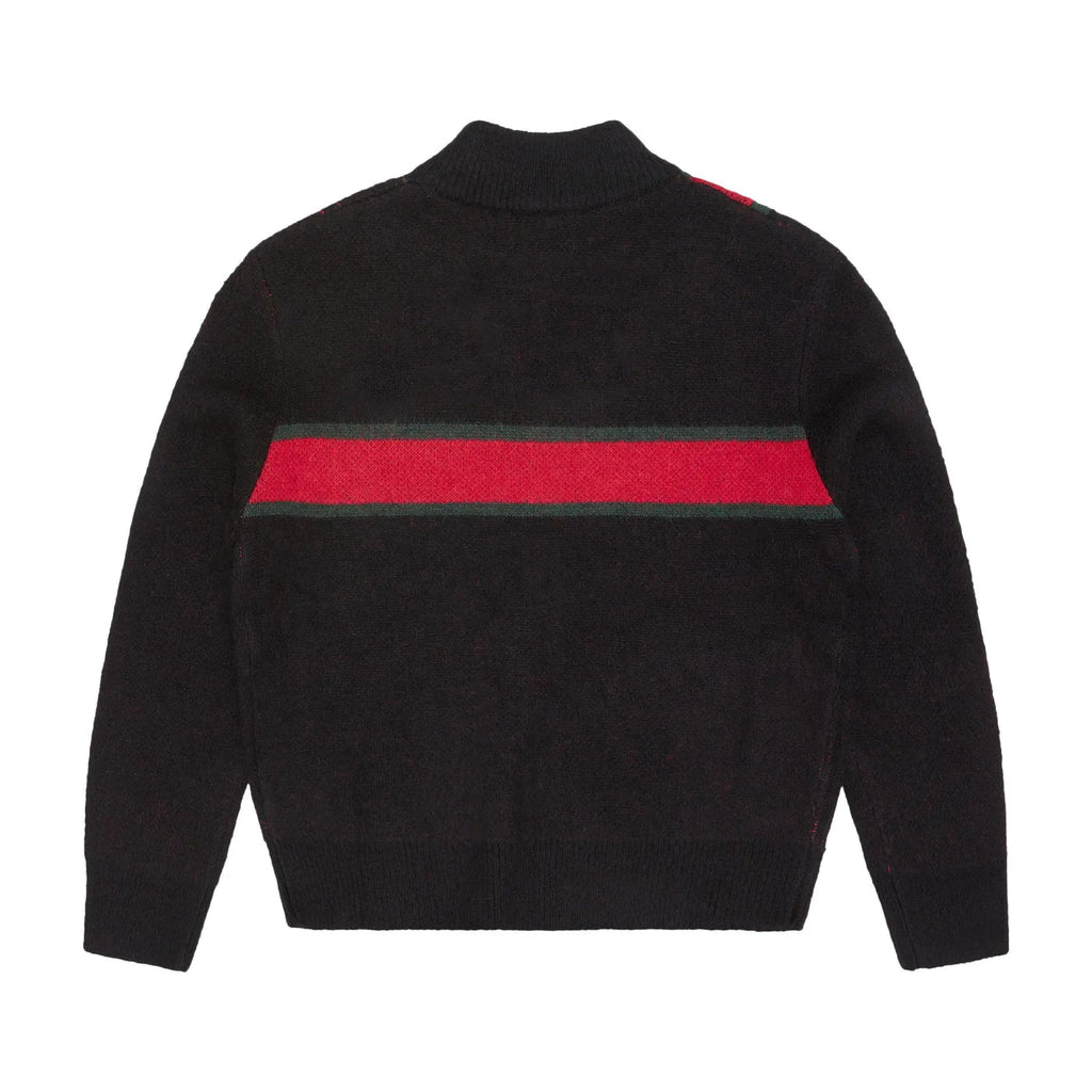 CORTEIZ LUX KNIT ZIP UP 'BLACK'