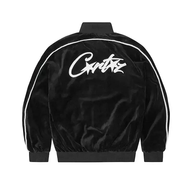 CORTEIZ VELOUR JACKET 'BLACK'