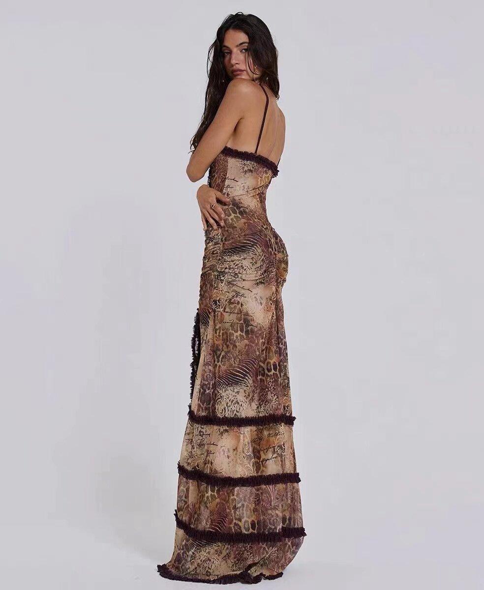 Jaded London Open Neck Maxi Dress