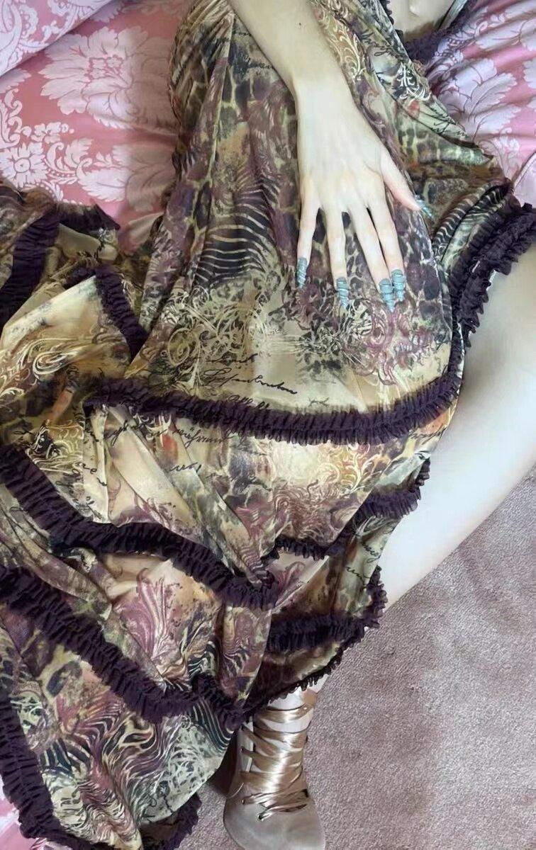 Jaded London Open Neck Maxi Dress