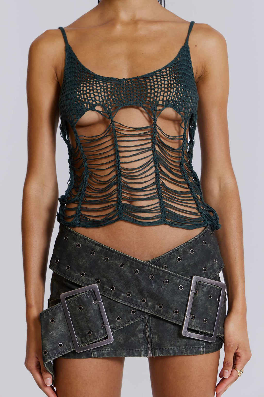 Jaded London Assassin Micro Mini Skirt
