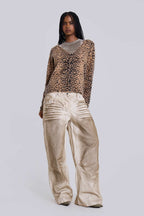 JADED LONDON LEOPARD CHUCK CARDIGAN