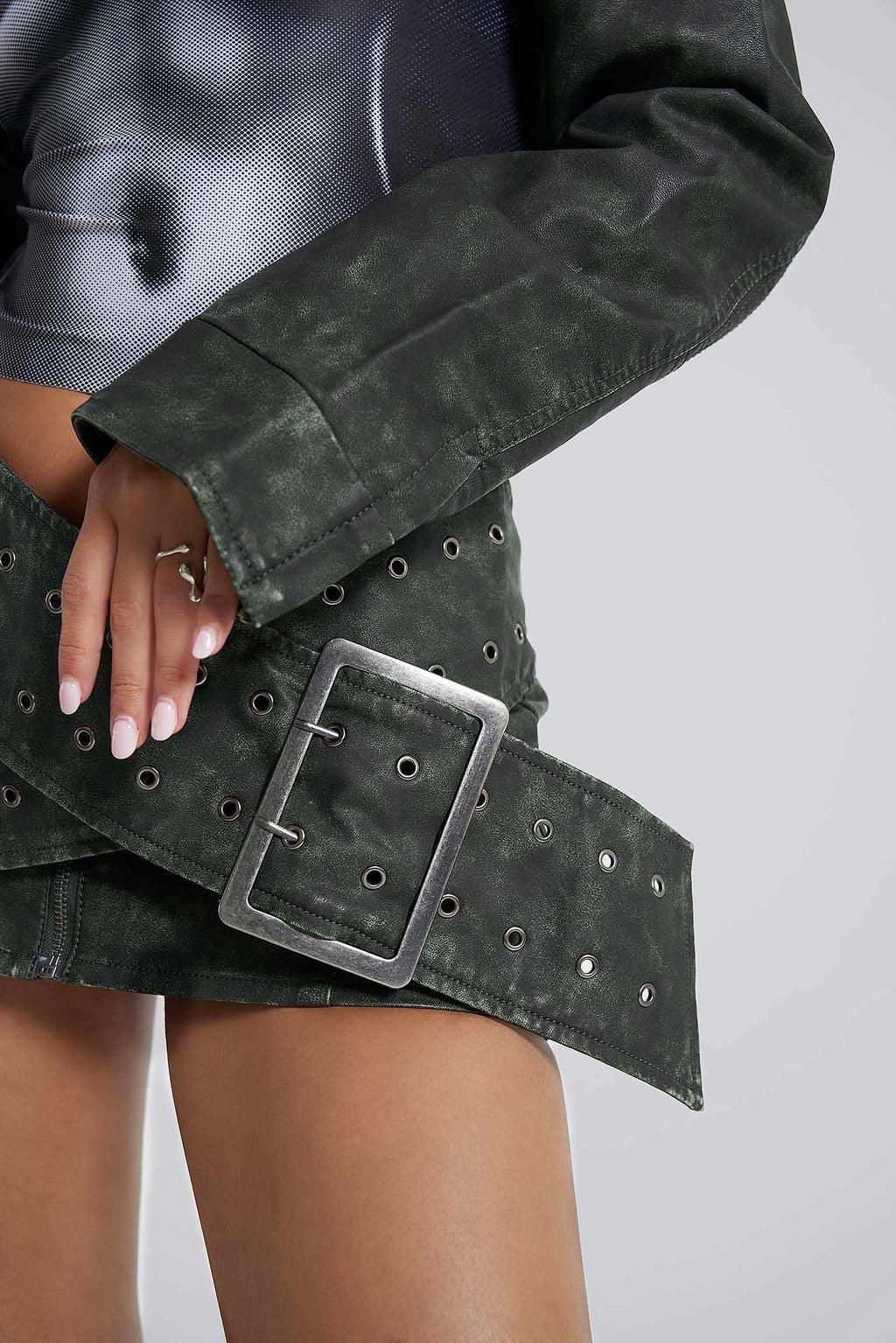 Jaded London Assassin Micro Mini Skirt
