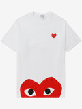 Comme des Garçons White Graphic Crew Neck T-Shirt