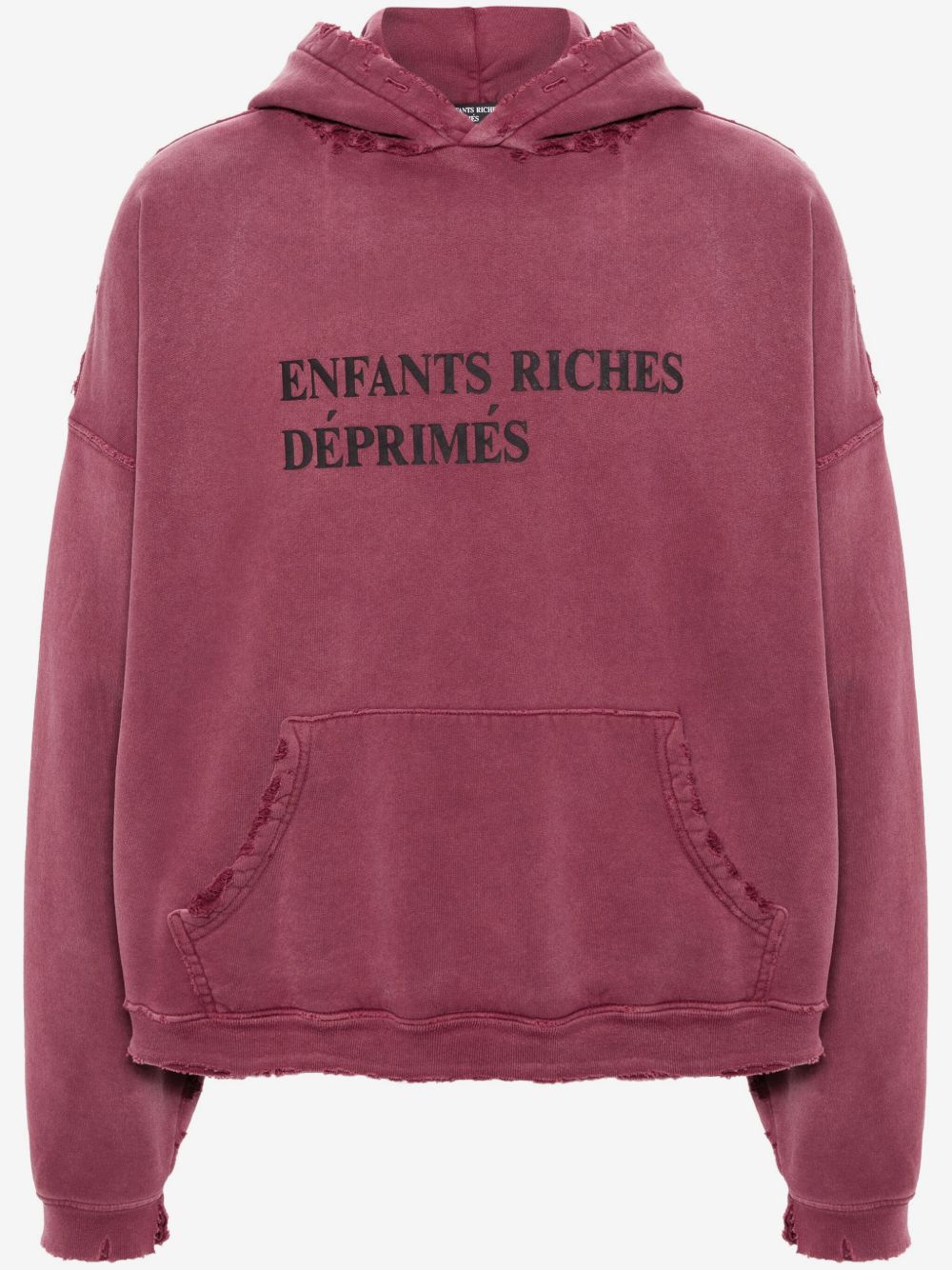 Enfants Riches Déprimés "Red Thrashed Distressed"Hoodie