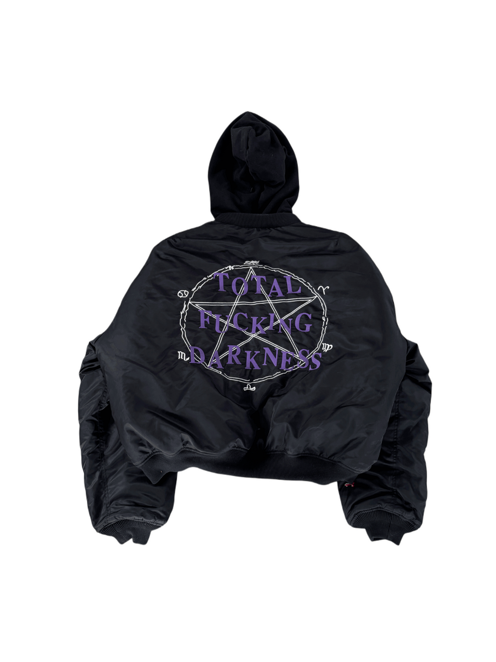 Vetements AW17 "Total Fucking
Darkness" (TFD) Hooded Bomber
Jacket