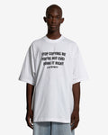 Vetements "Stop Copying Me" Oversized Cotton T-shirt