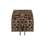 SKIMS LEOPARD COZY ANIMAL SHORT