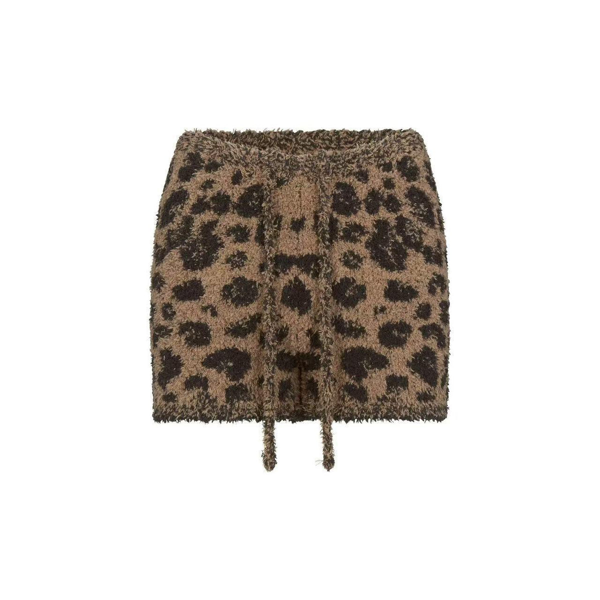 SKIMS LEOPARD COZY ANIMAL SHORT