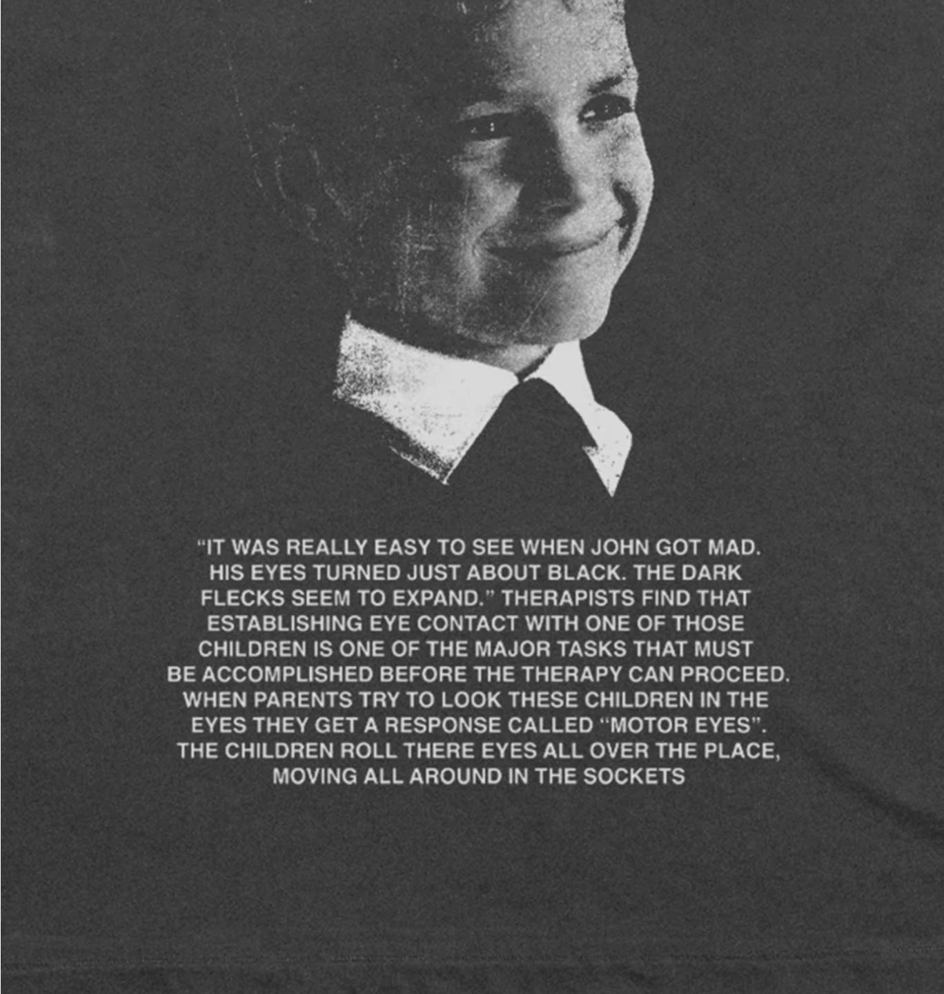 Enfants Riches Déprimés "Abnormalities in Eye Contact" Tshirt