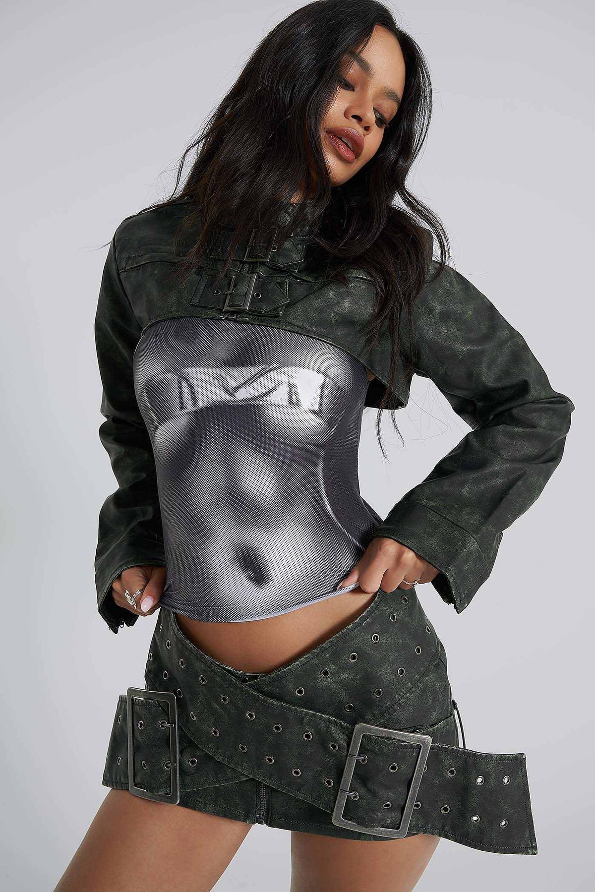 JADED LONDON ASSASSIN ULTRA CROPPED JACKET