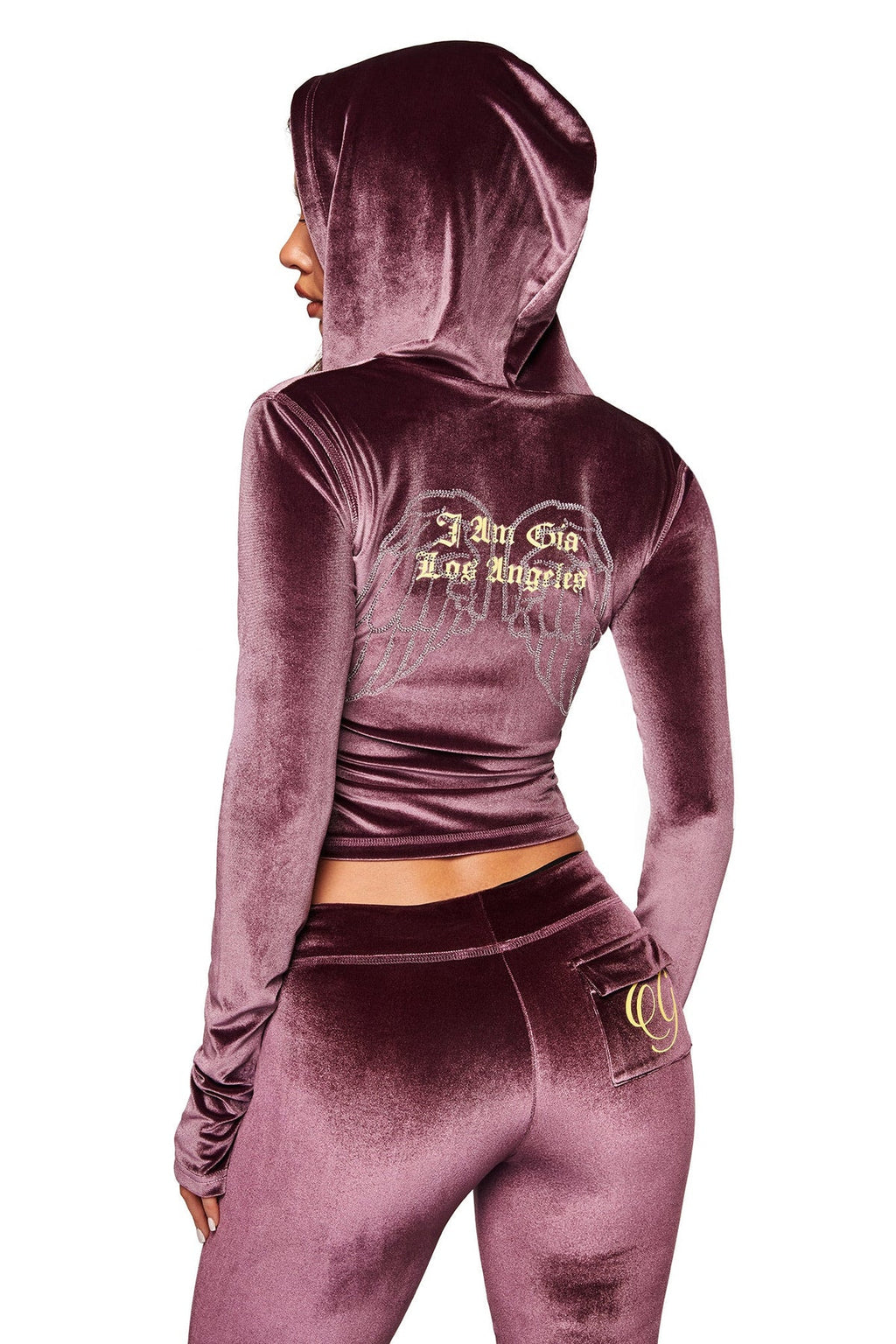 I.AM.GIA BLARE VELOUR POCKET TRACKPANT