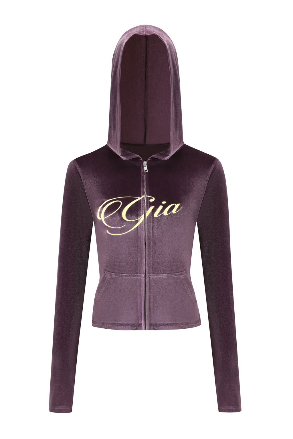I.AM.GIA BLARE VELOUR POCKET HOODIE