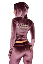 I.AM.GIA BLARE VELOUR POCKET HOODIE