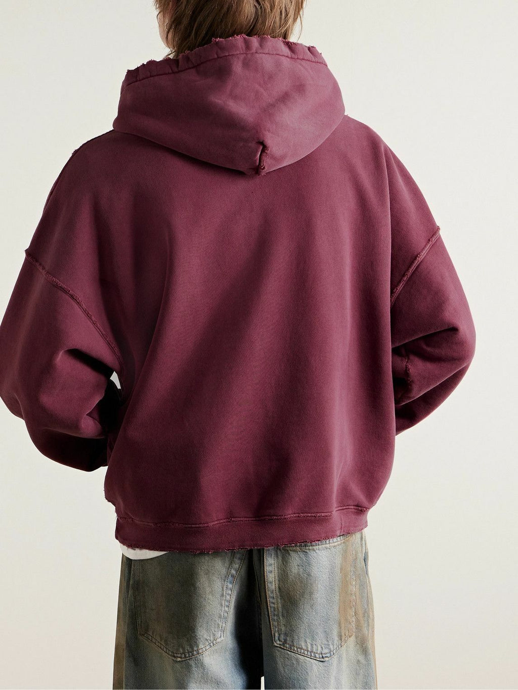 Enfants Riches Déprimés "Red Thrashed Distressed"Hoodie