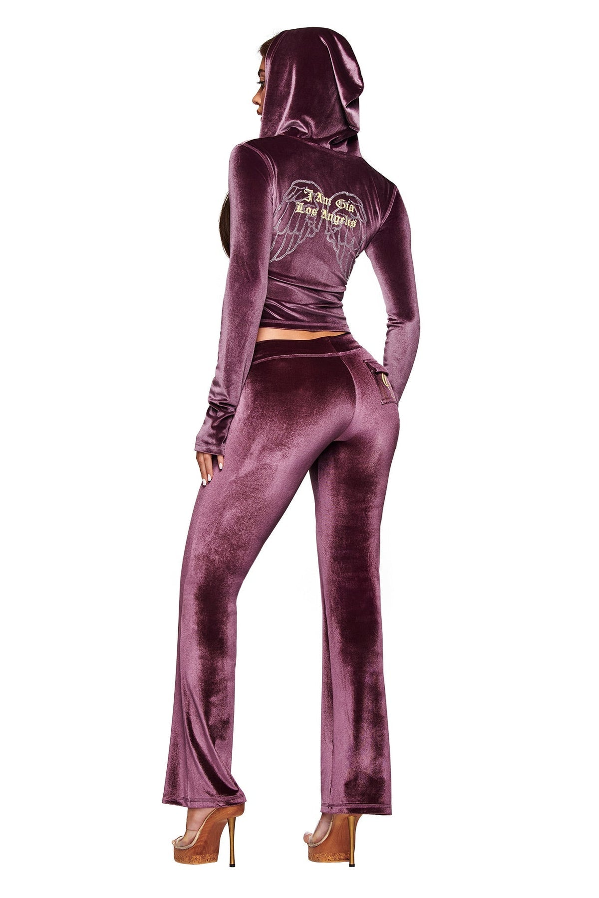 I.AM.GIA BLARE VELOUR POCKET TRACKPANT