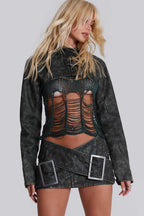 JADED LONDON ASSASSIN ULTRA CROPPED JACKET