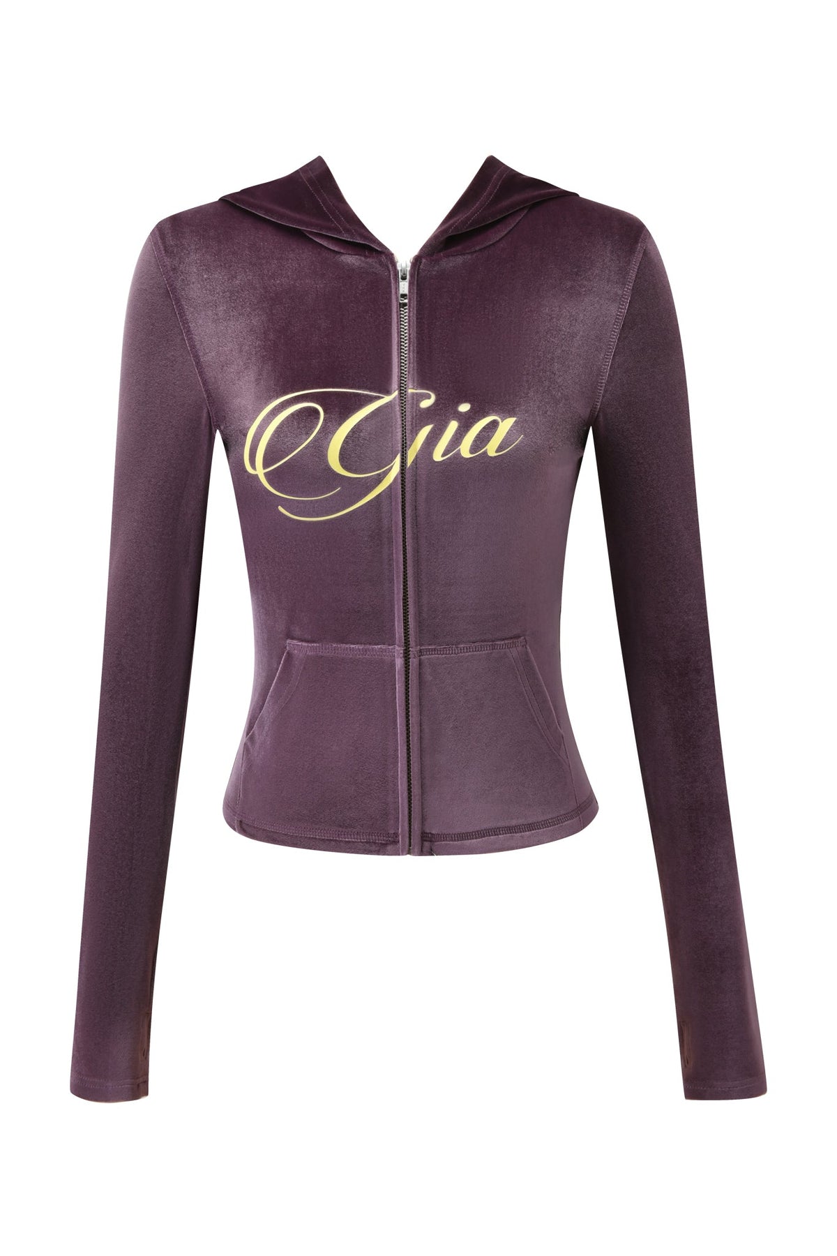 I.AM.GIA BLARE VELOUR POCKET HOODIE