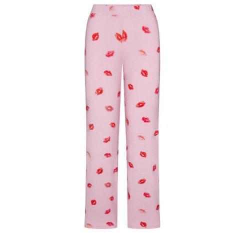 SKIMS SLEEP CHERRY BLOSSOM LIPSTICK PANTS