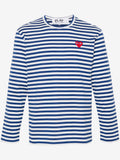 Comme des Garçons PLAY Striped Long Sleeve T-shirt