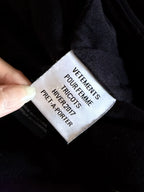 VETEMENTS AW6 RUNWAY 11' INCH GUN CLUB / TFD REVERSIBLE ZIP UP HOODED JACKET [BLACK/PURPLE]