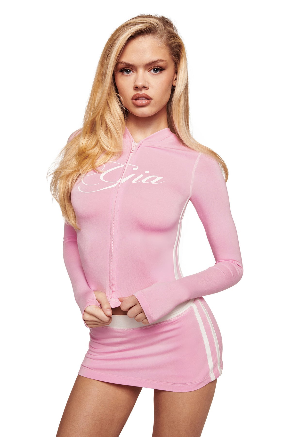 I.AM.GIA BLARE PIPING HOODIE