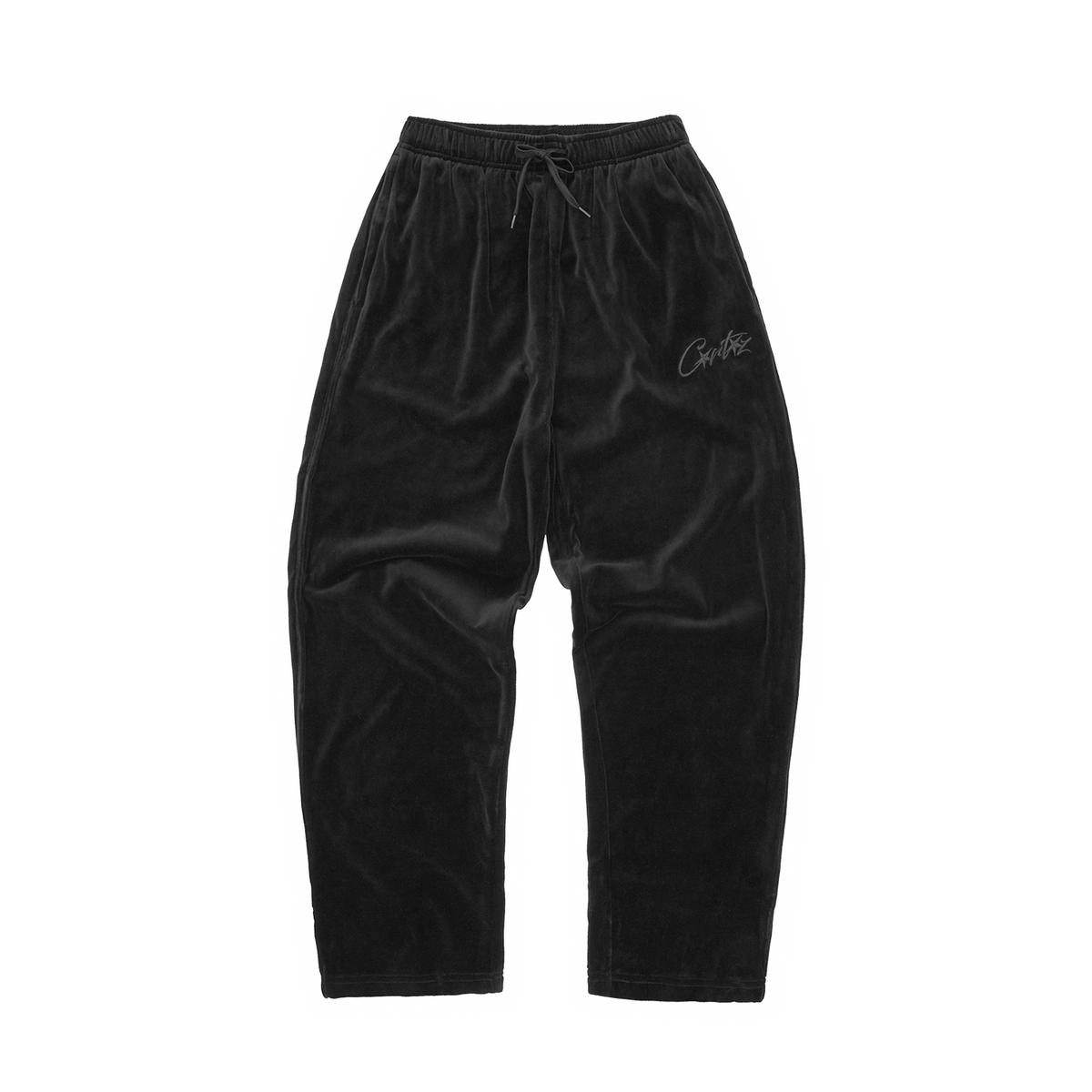 CORTEIZ VELOUR BOTTOMS 'TRIPLE BLACK'