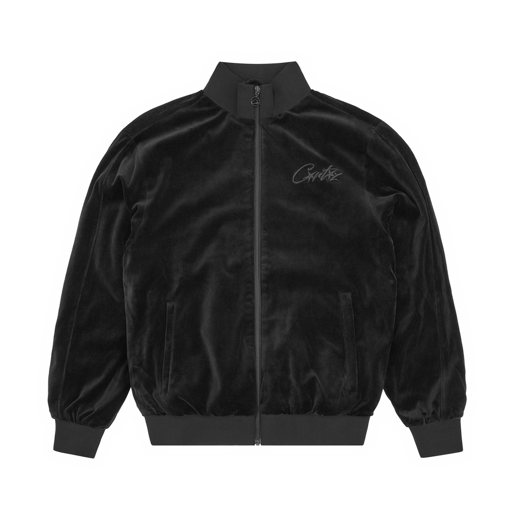 CORTEIZ VELOUR JACKET 'TRIPLE BLACK'