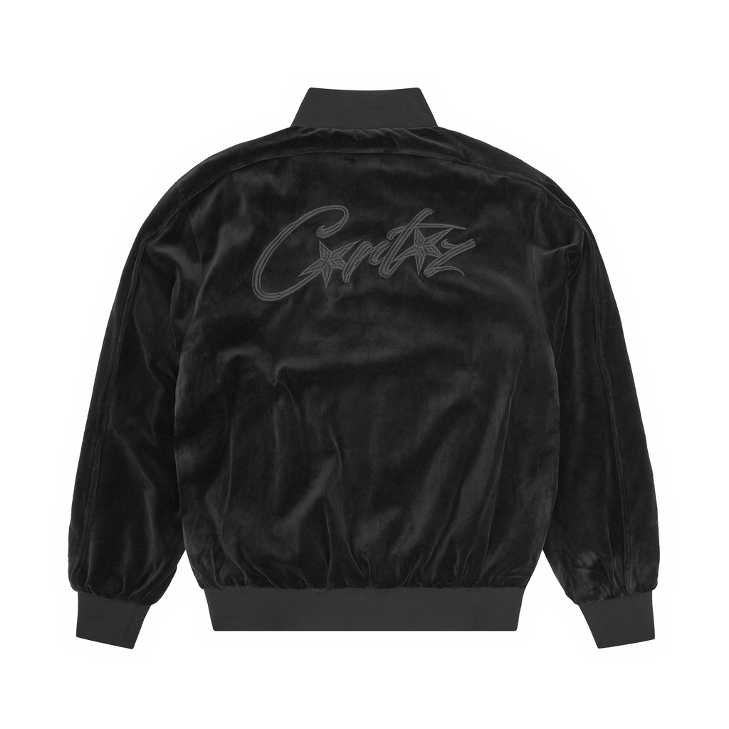CORTEIZ VELOUR JACKET 'TRIPLE BLACK'